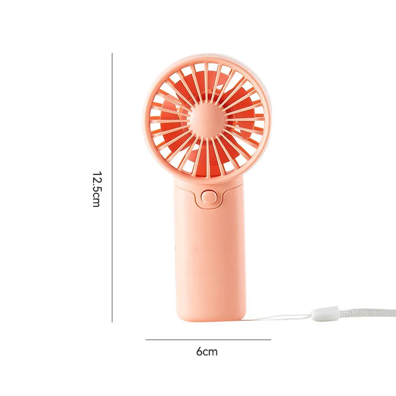 Mini Ventilateur Portable Rétro — Design Kawaii, Léger & Silencieux